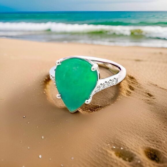 Natural Emerald Diamond Ring Size 7 14k Gold 7.17 TCW Certified $4,975 401576 - Picture 7 of 13